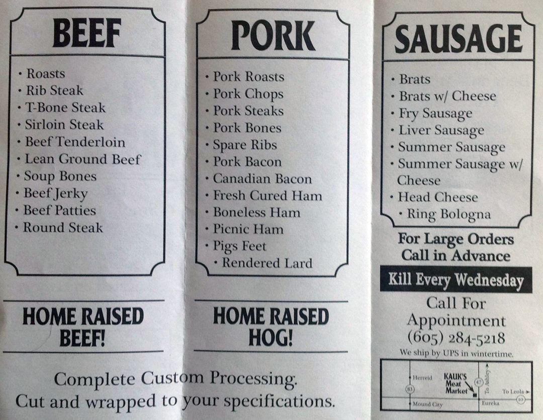 Holen Sie sich etwas Bratwurst! Everything South Dakota