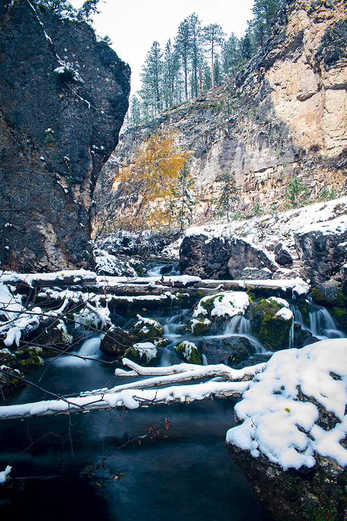 First Snow in Spearfish Canyon Photos Everything South Dakota