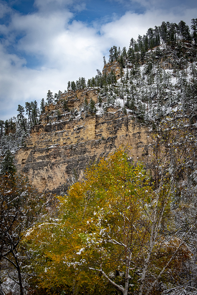 First Snow in Spearfish Canyon Photos Everything South Dakota