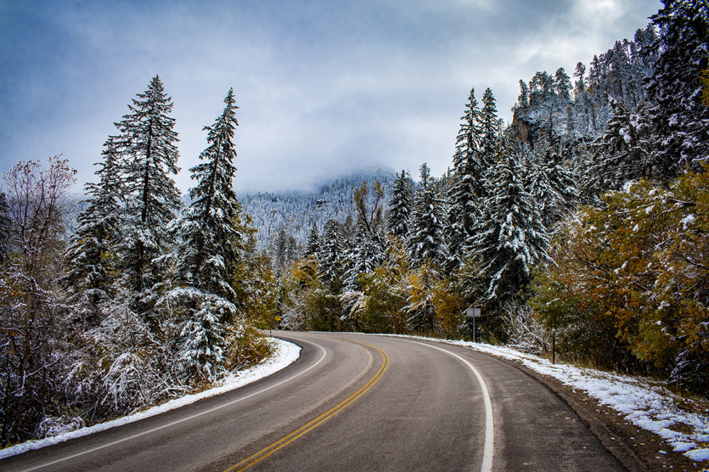 First Snow in Spearfish Canyon Photos Everything South Dakota