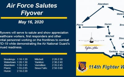 114th Fighter Wing Flyovers