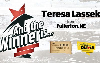 Teresa from Fullerton, NE is our July Kimball Popcorn Ball Winner!