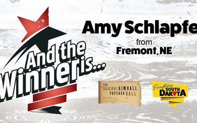 Amy from Fremont, NE is our January Kimball Popcorn Ball Winner!