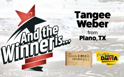 Tangee from Plano, TX is our October Kimball Popcorn Ball Winner!