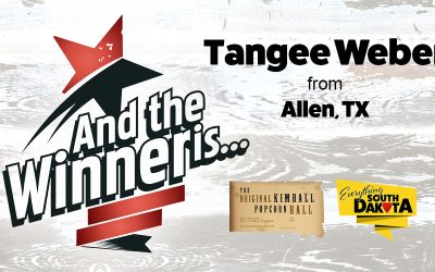 Tangee from Allen TX is our March Kimball Popcorn Ball Winner!